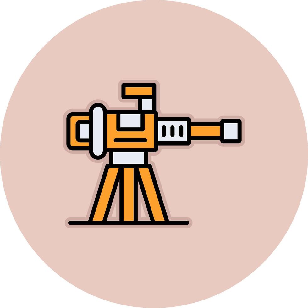 Heavy Machine gun Vector Icon