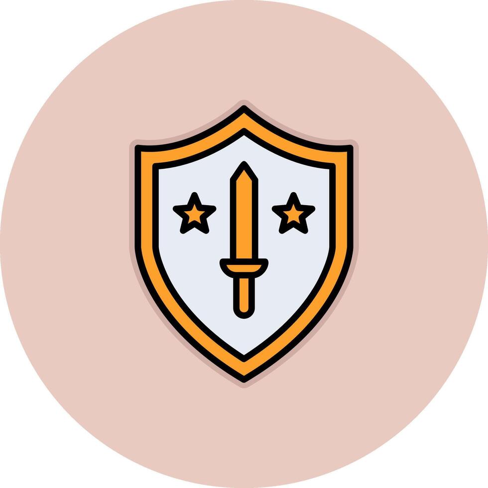Military Shield Vector Icon