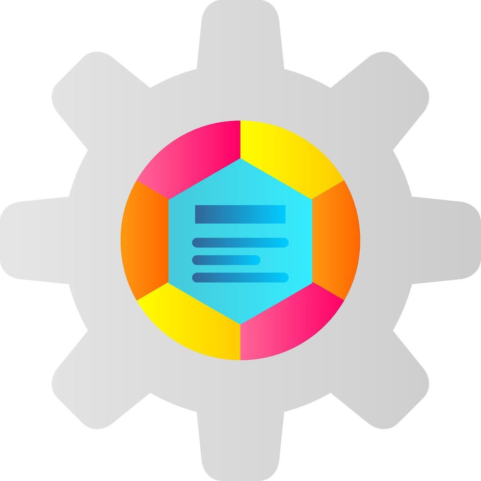 Infographic elements Flat Gradient Icon vector