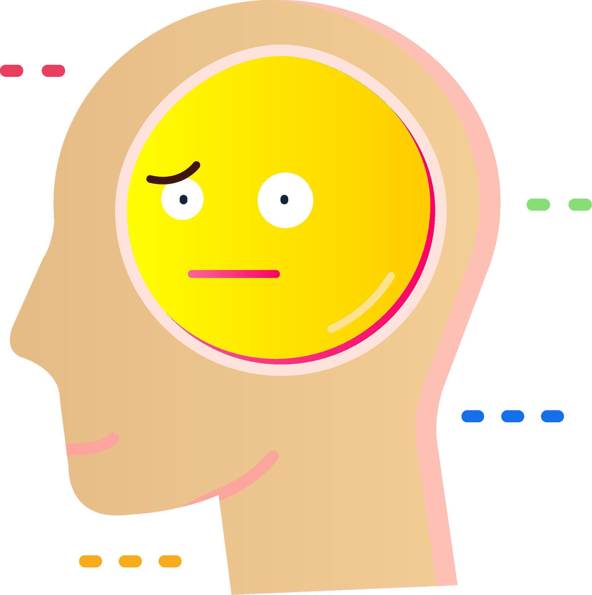 Expressionless Flat Gradient Icon 38723287 Vector Art at Vecteezy