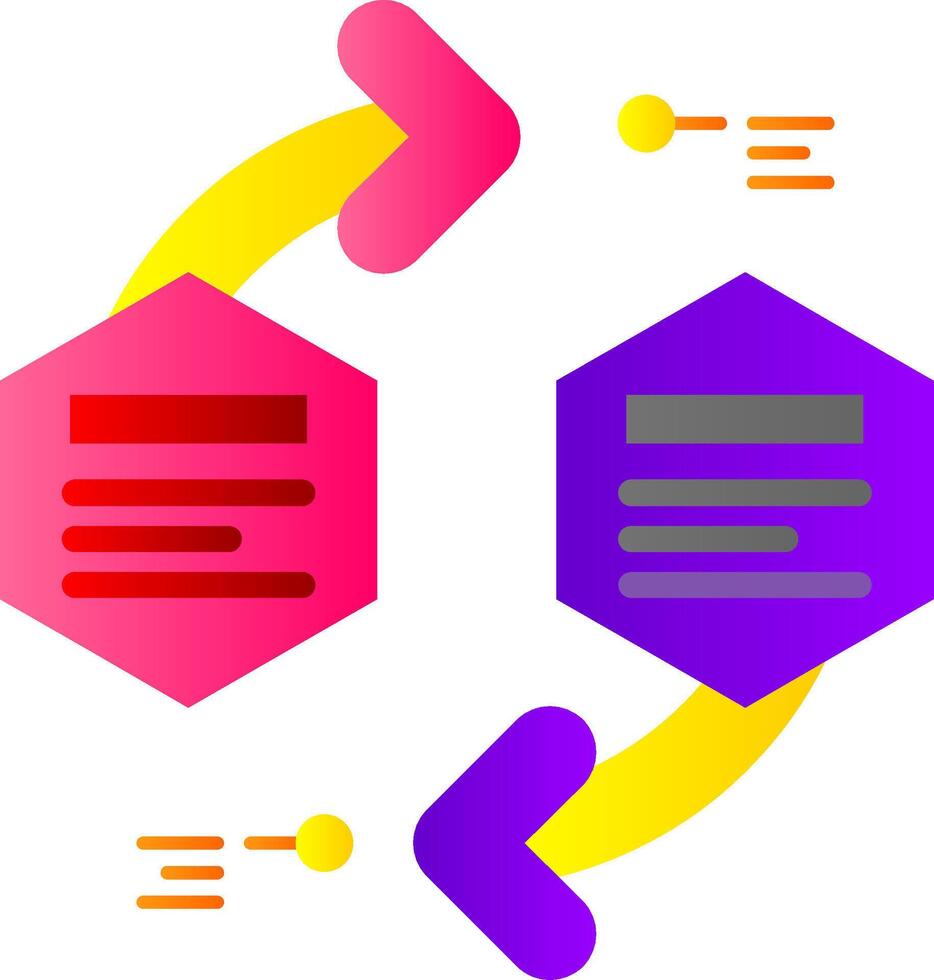 Infographic elements Flat Gradient Icon vector