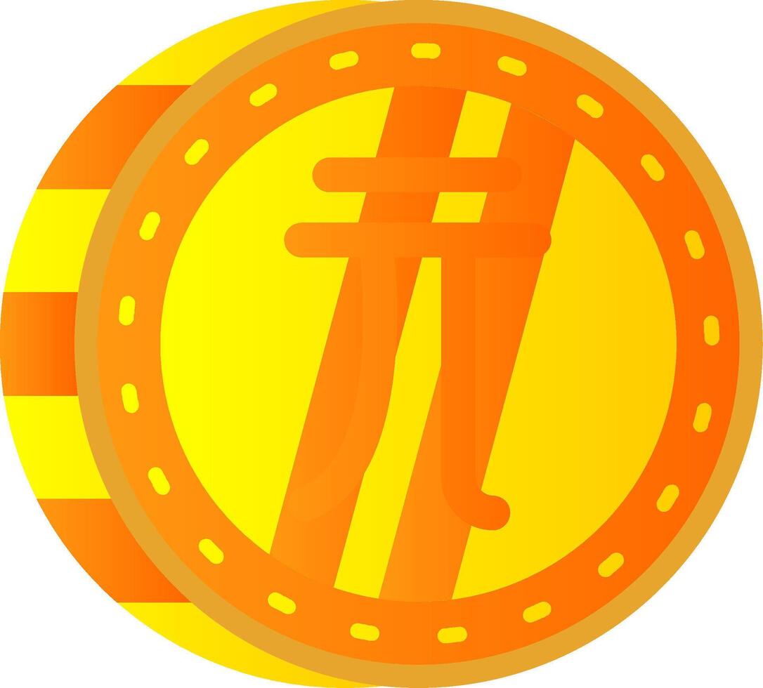 New taiwan dollar Flat Gradient Icon vector