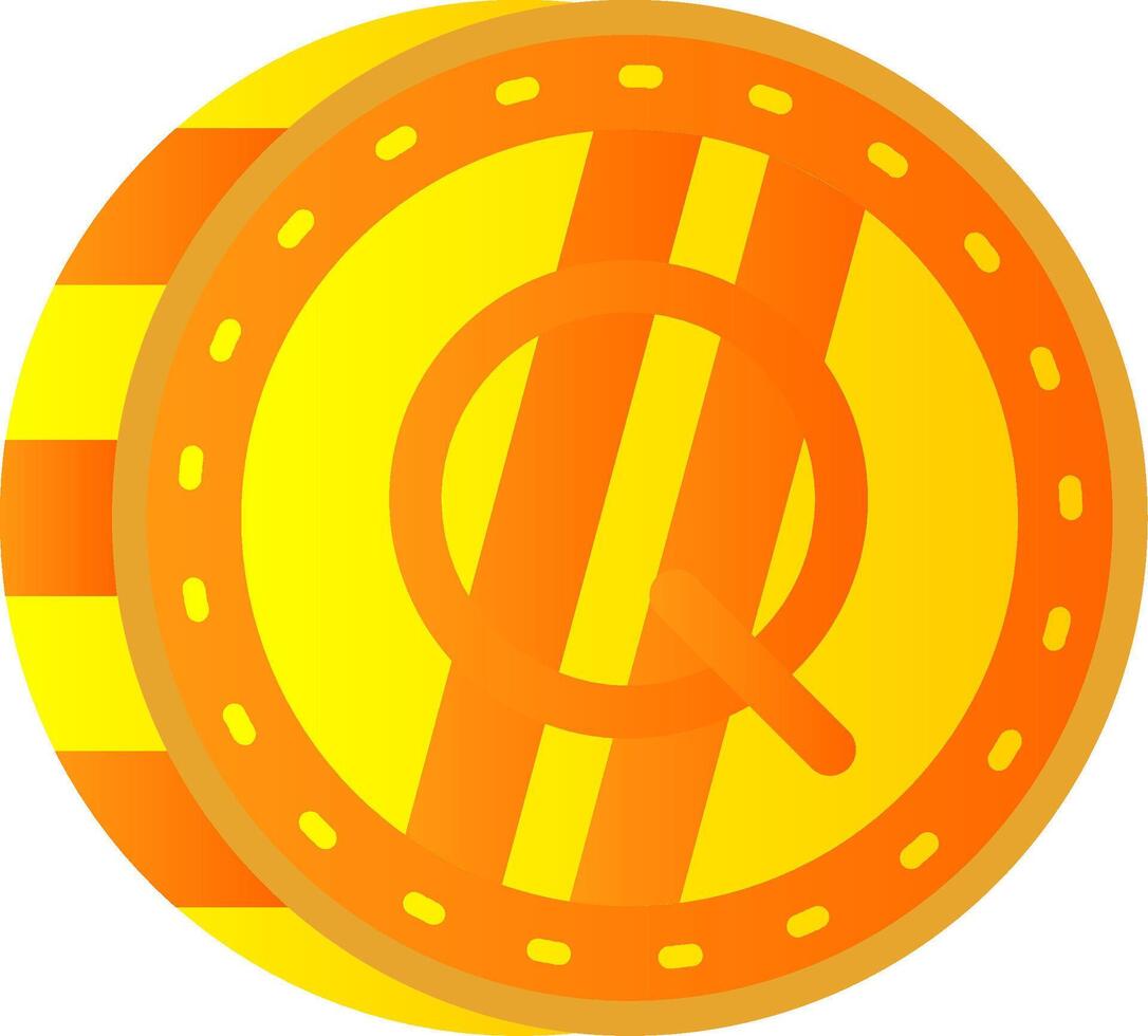 Quetzal Flat Gradient Icon vector