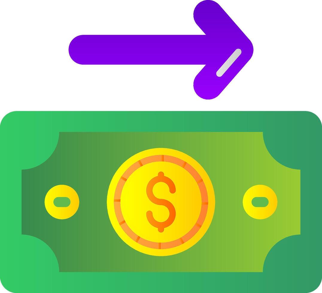 Payment Flat Gradient Icon vector