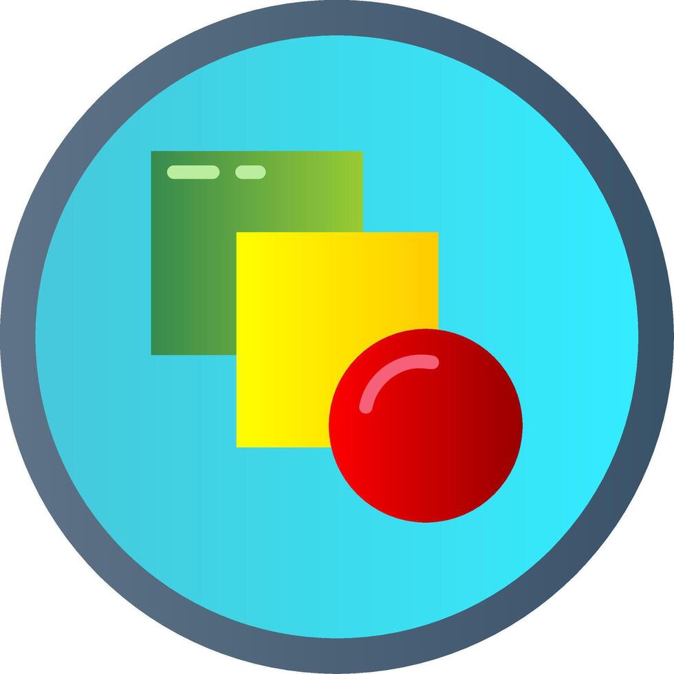 Blend Flat Gradient Icon vector