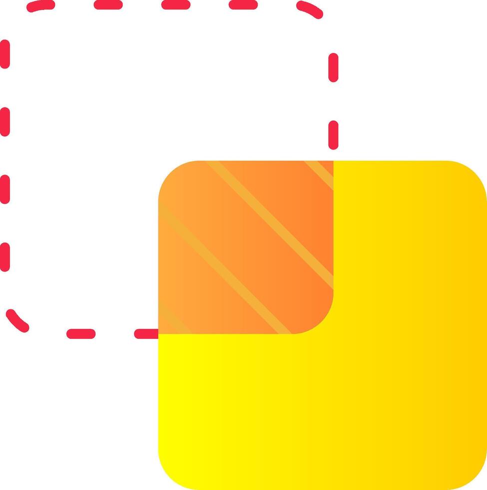 Unite Flat Gradient Icon vector