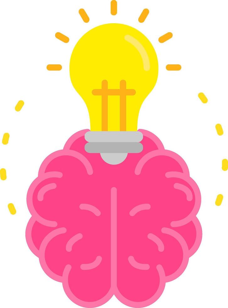Brainstroming Flat Gradient Icon vector