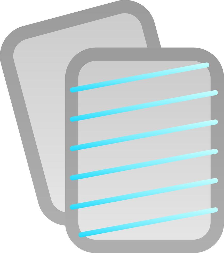 Blind Flat Gradient Icon vector