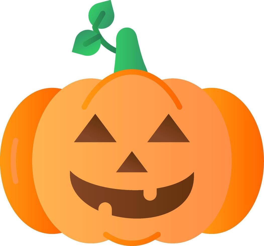 calabaza plano degradado icono vector