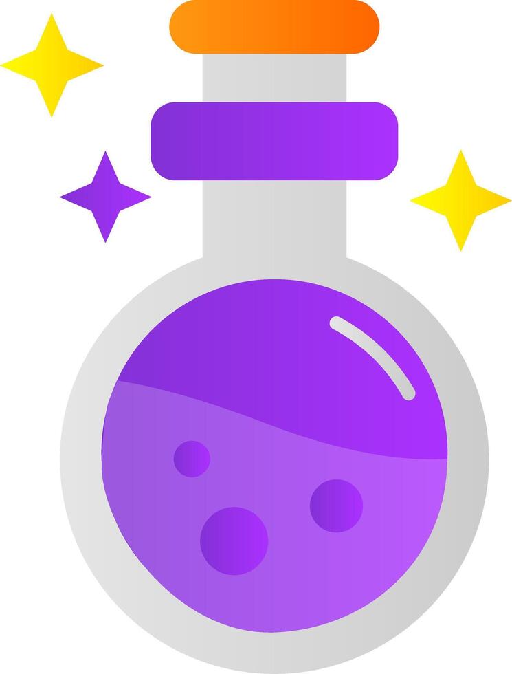 Potion Flat Gradient Icon vector