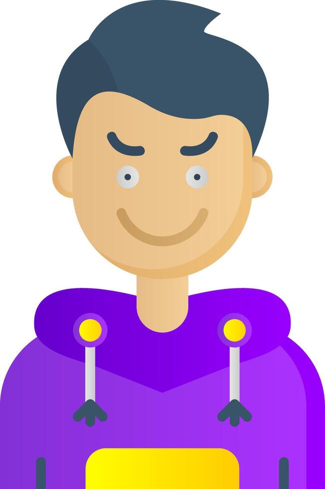 Envy Flat Gradient Icon vector