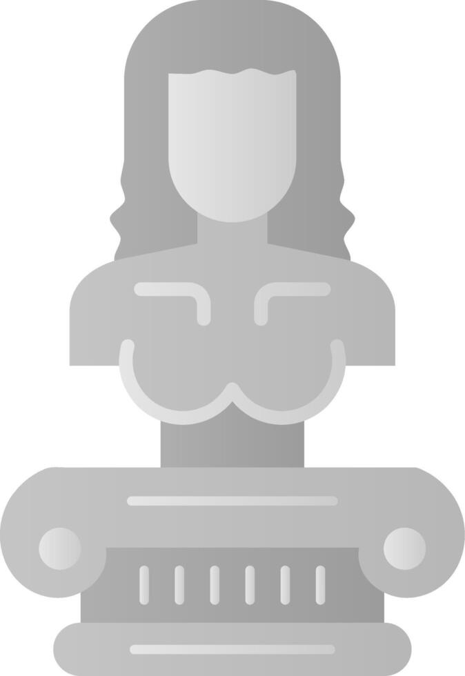Sculputure Flat Gradient Icon vector
