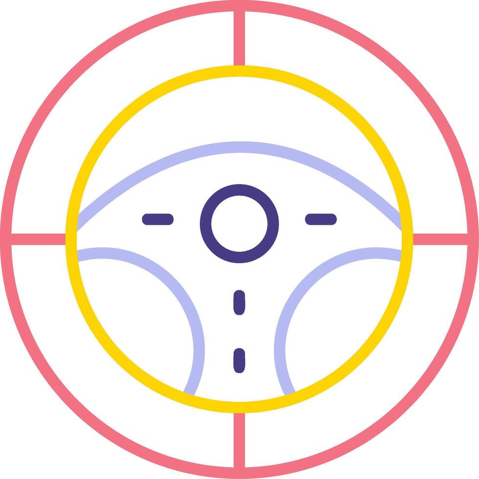 Steering Wheel Vector Icon