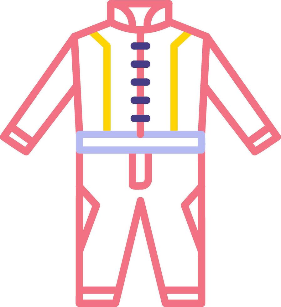 Race Suit Vector Icon