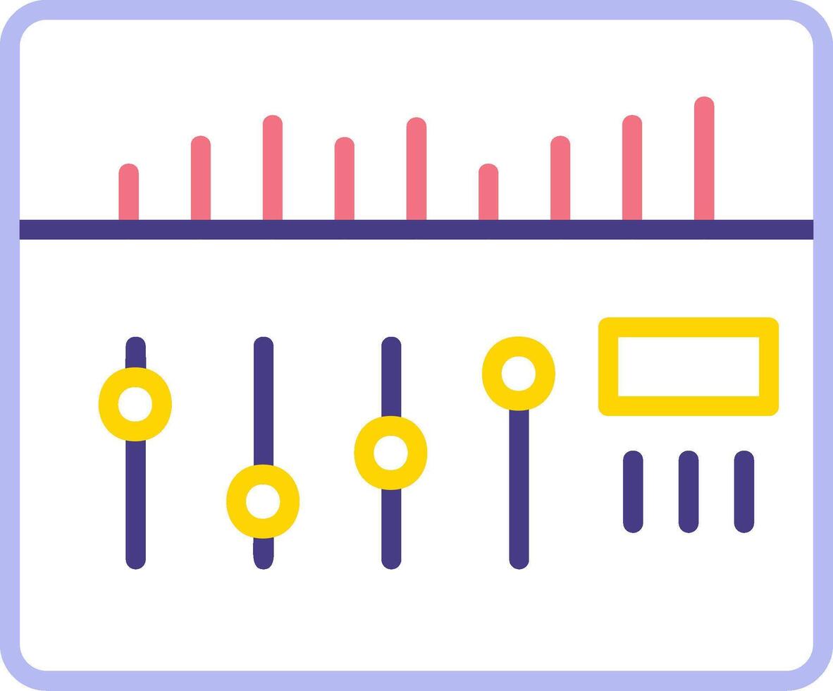 Sound Mixer Vector Icon