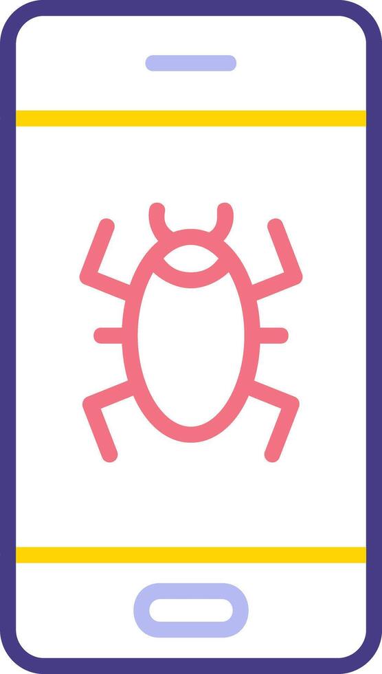 Mobile Virus Vector Icon