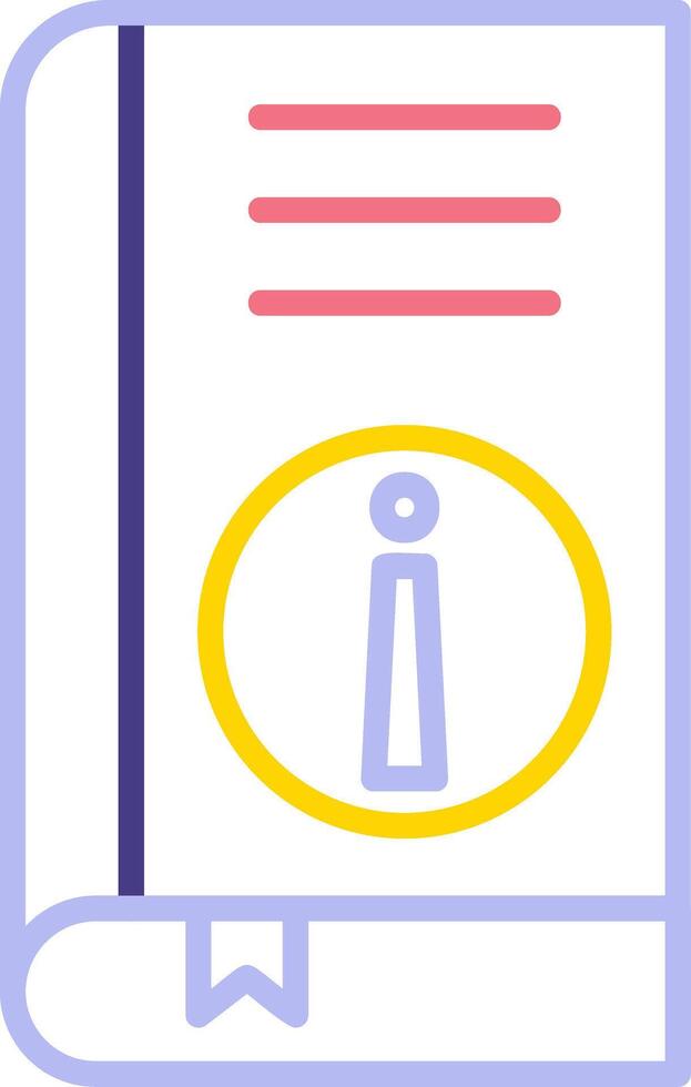 Book Information Vector Icon