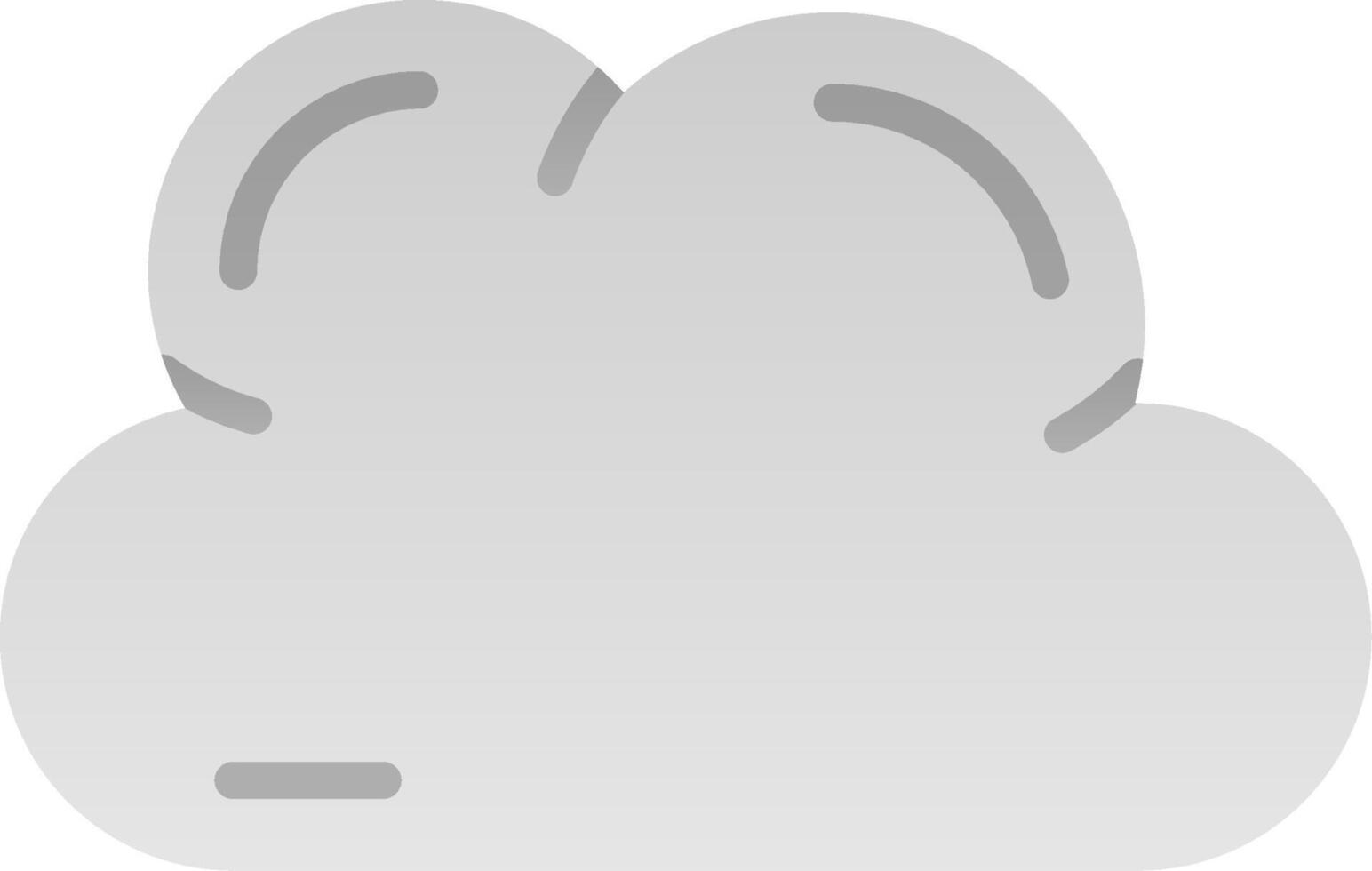 Cloud Flat Gradient Icon vector