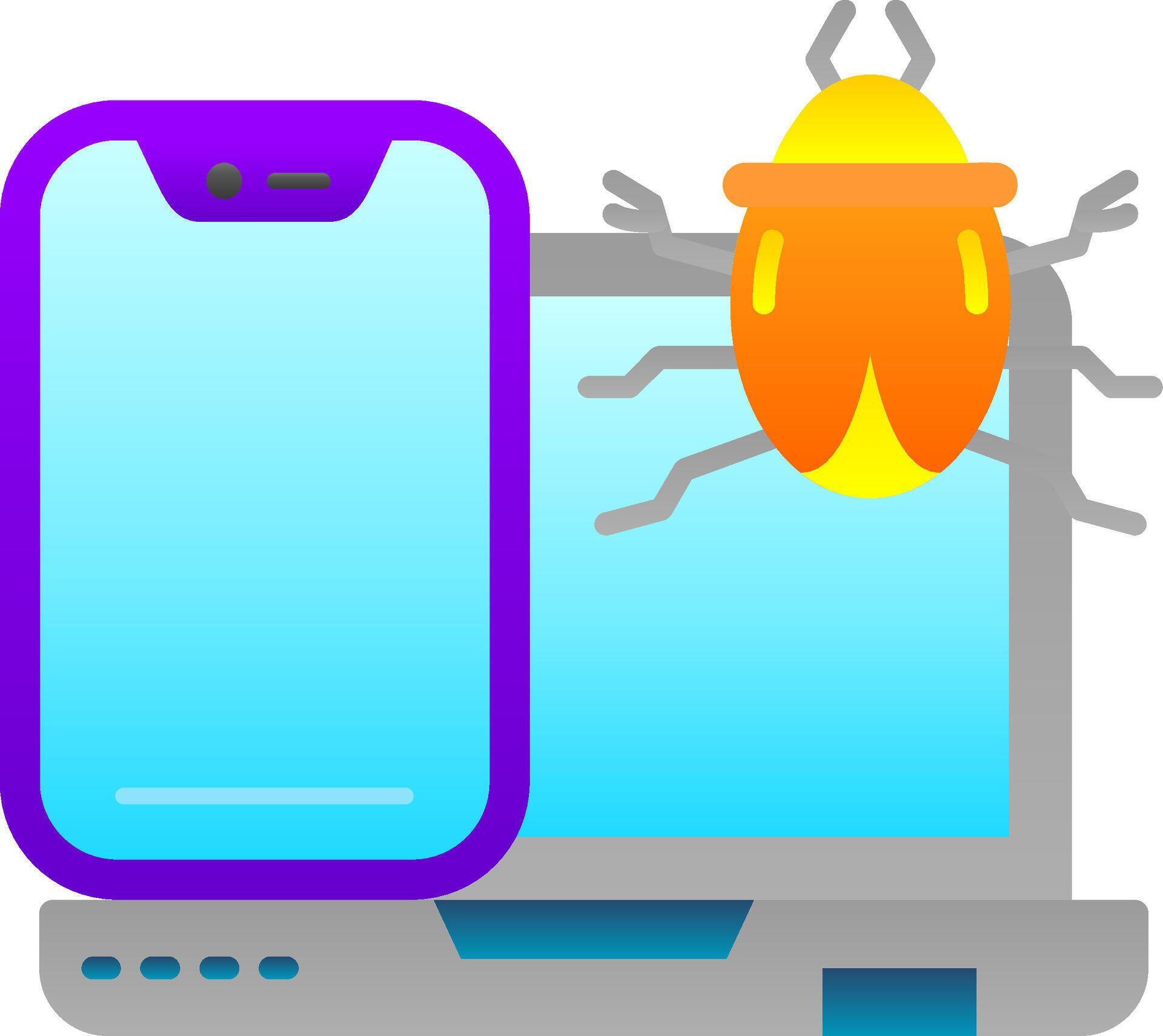 Bug Flat Gradient Icon 38726628 Vector Art at Vecteezy
