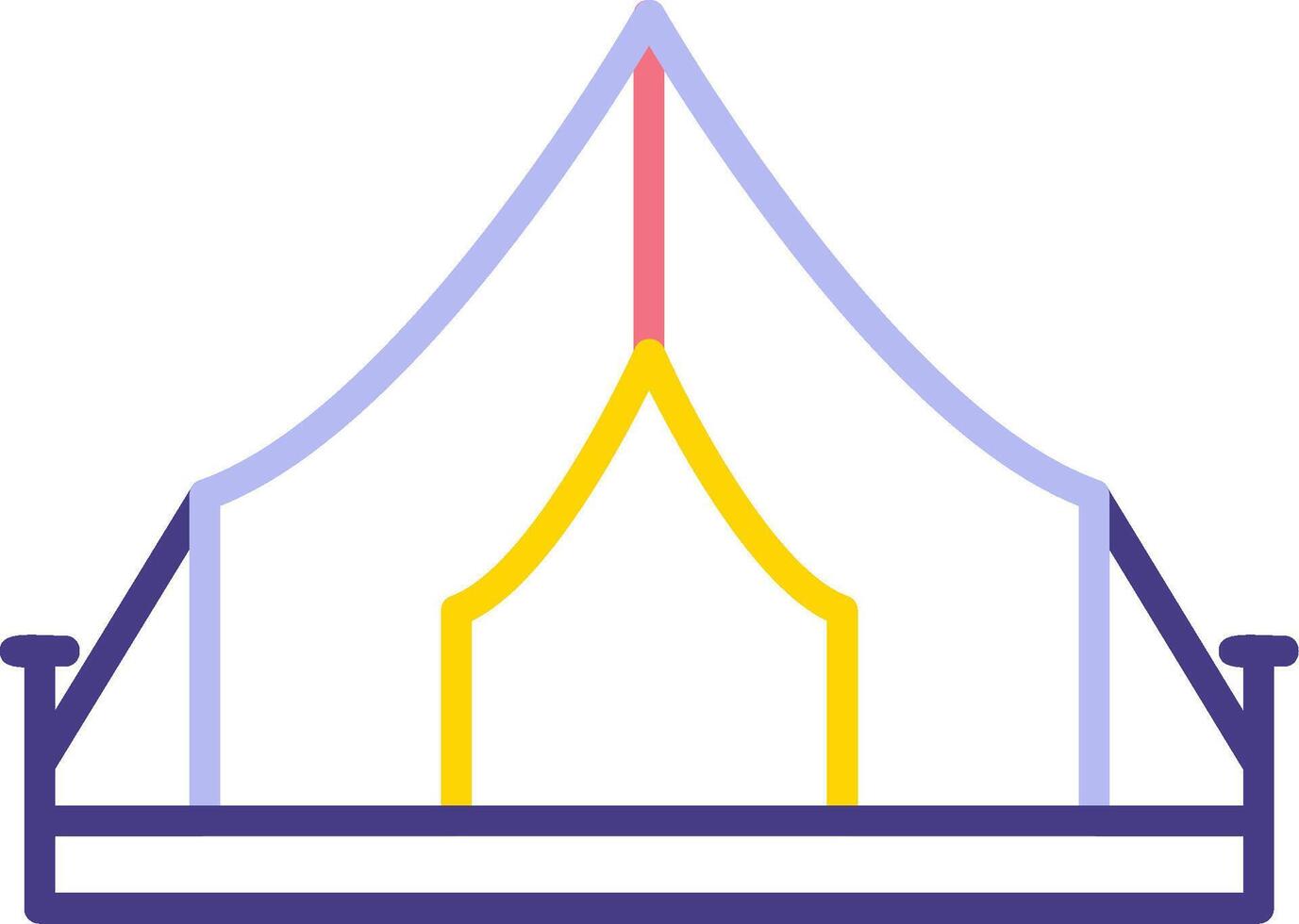 Camping Tent Vector Icon