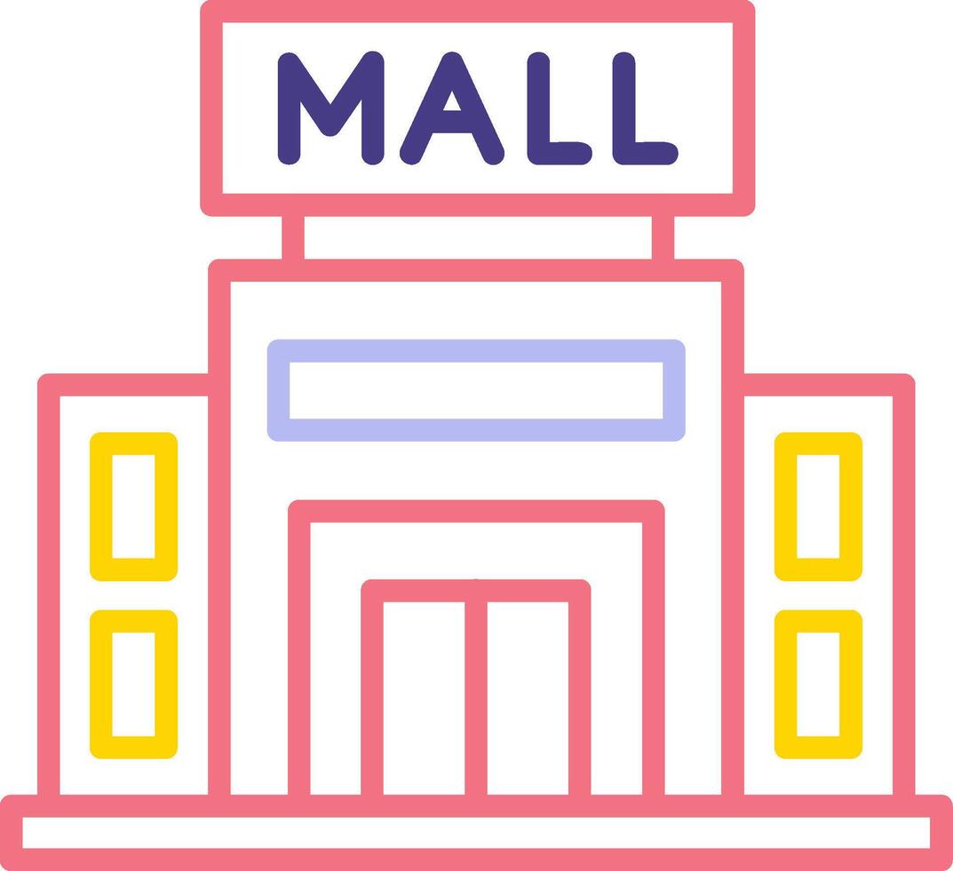 Shopping Mall Vector Icon