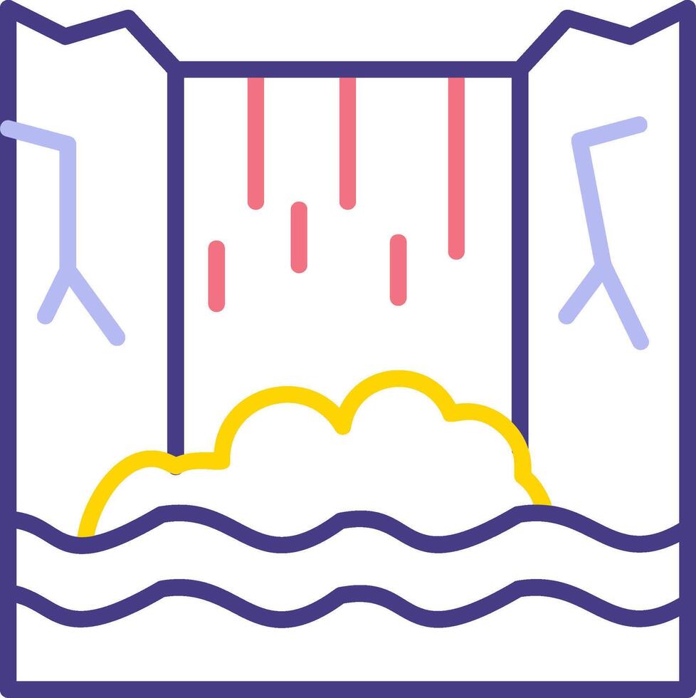 Waterfall Vector Icon