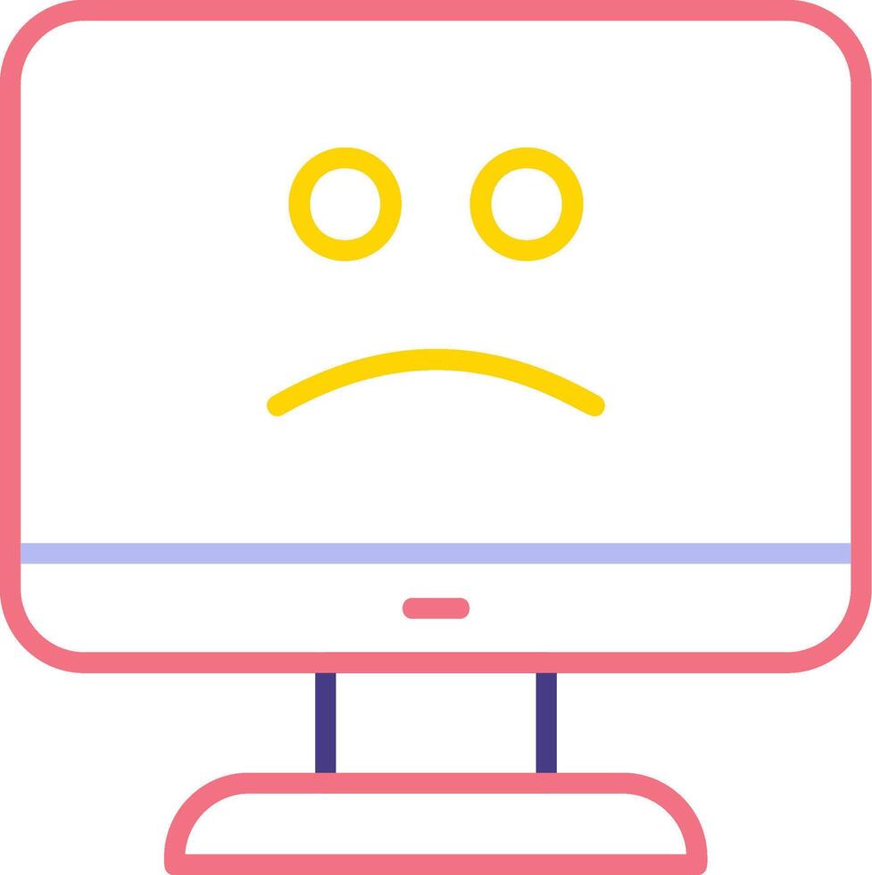 Blue Screen Vector Icon