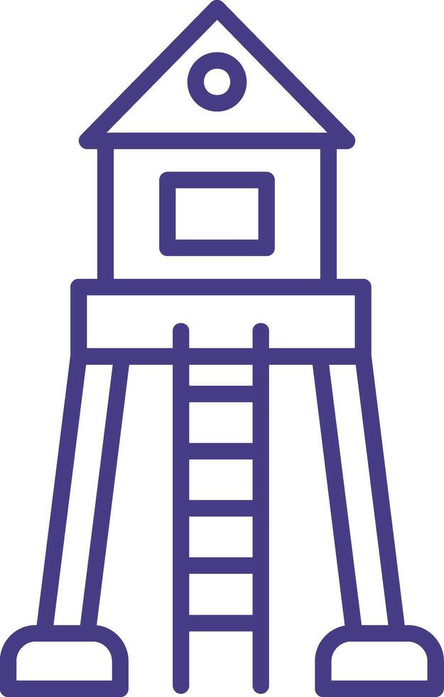 Military Tower Vector Icon
