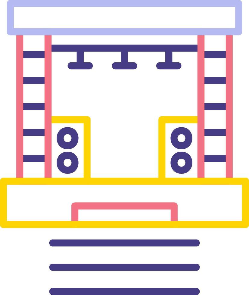 Stage Vector Icon