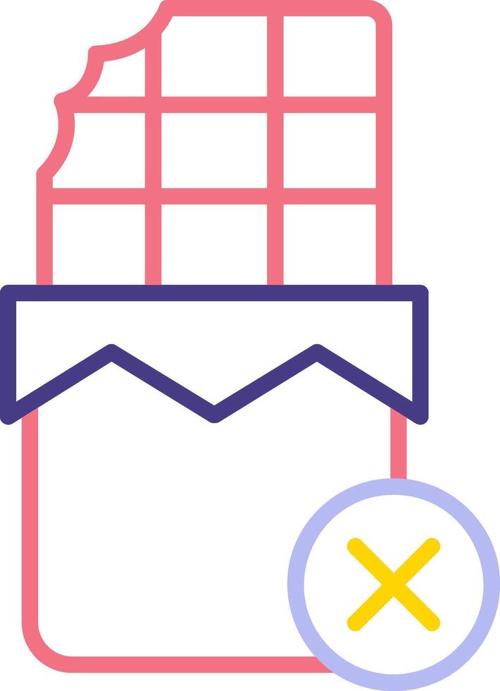 No Chocolate Vector Icon