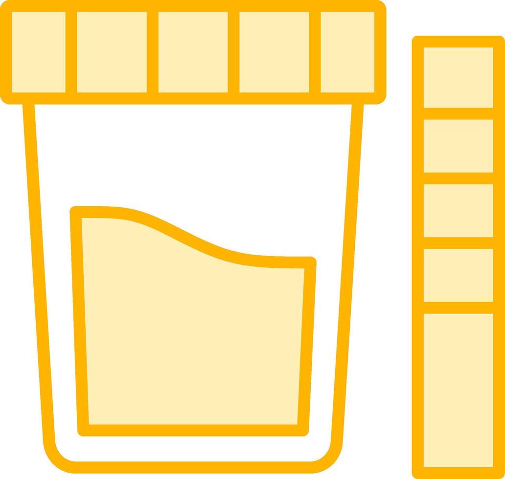 Urine Test Vector Icon