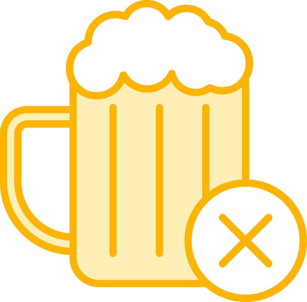 No Alcohol Vector Icon