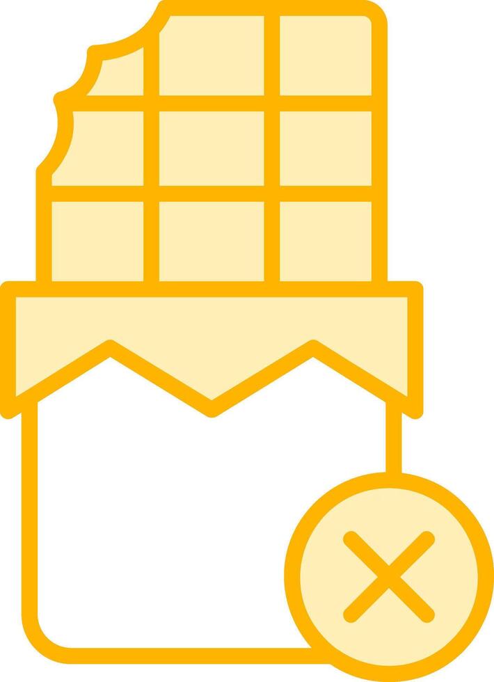 No Chocolate Vector Icon
