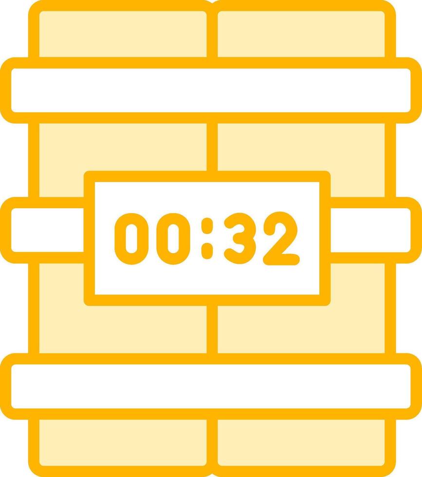 C4 Time Bomb Vector Icon