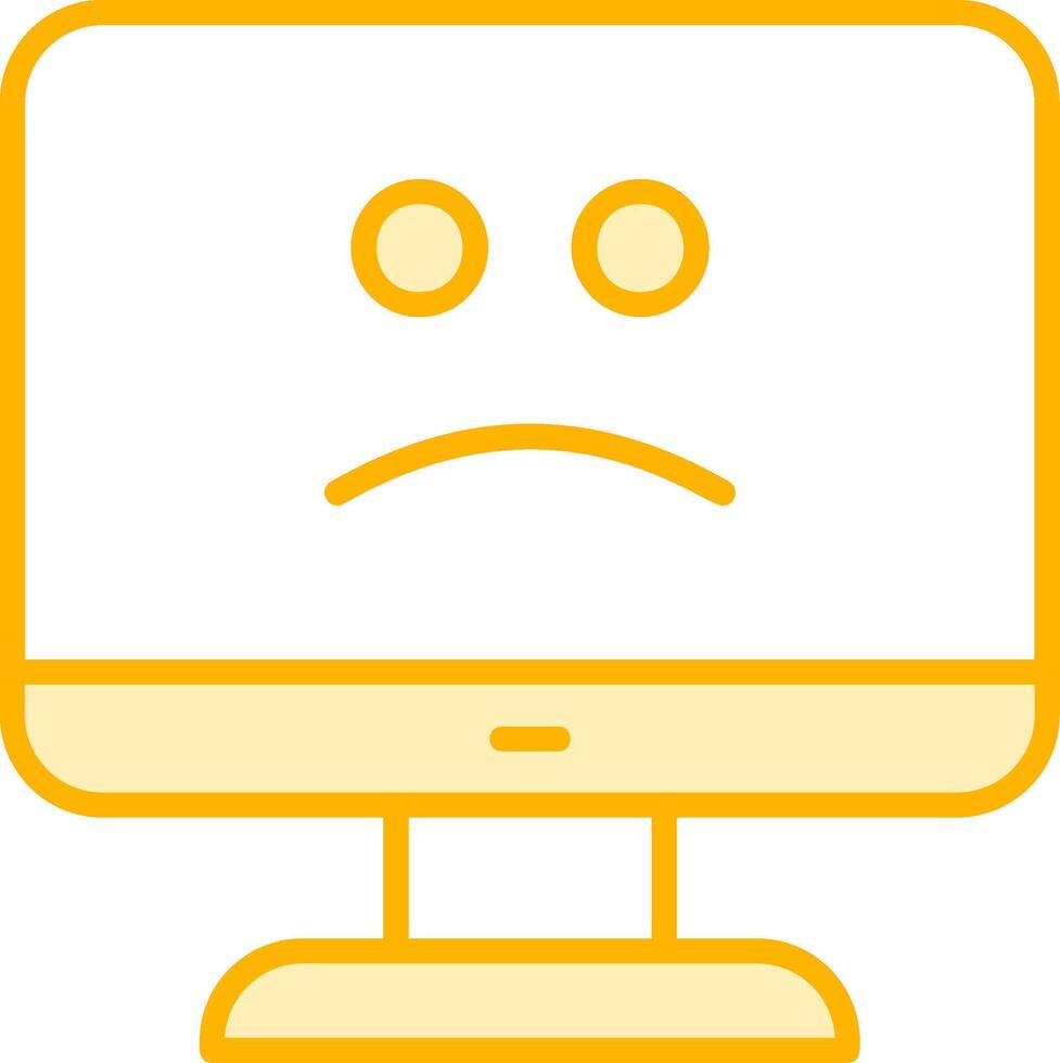 Blue Screen Vector Icon