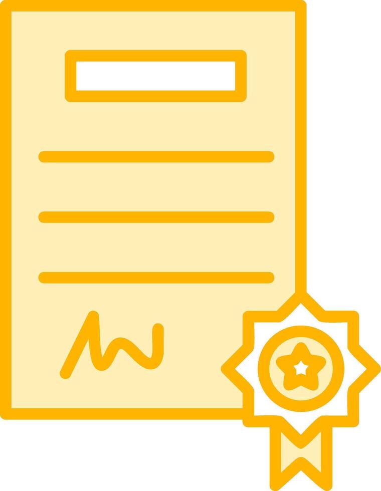Certificate Vector Icon