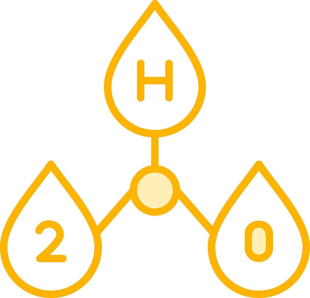 H2o Vector Icon