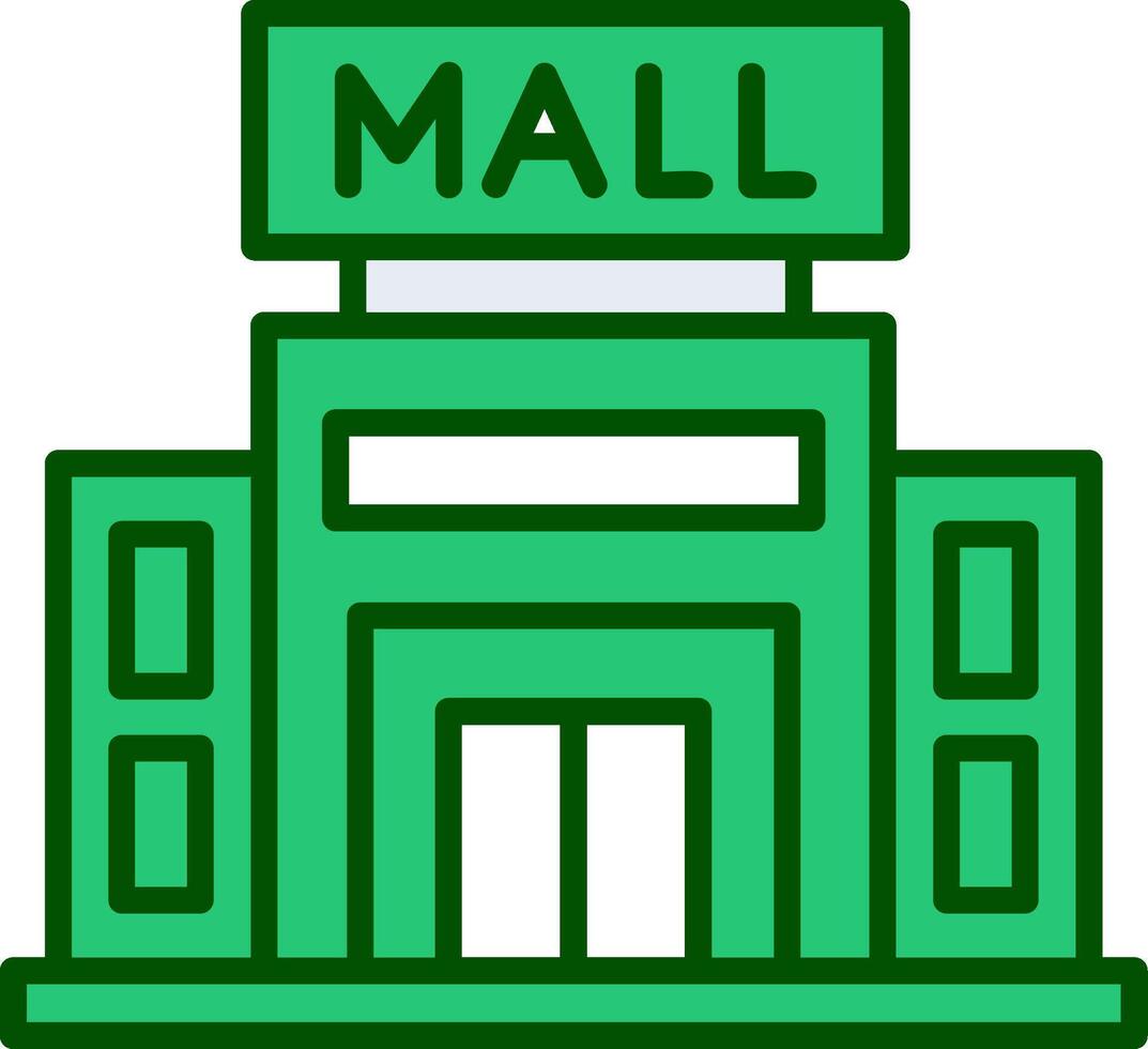 icono de vector de centro comercial