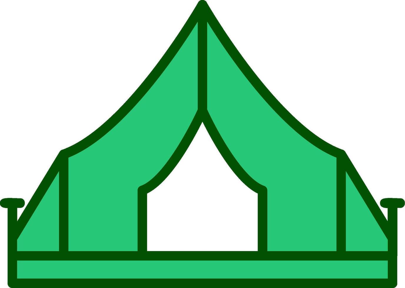 Camping Tent Vector Icon