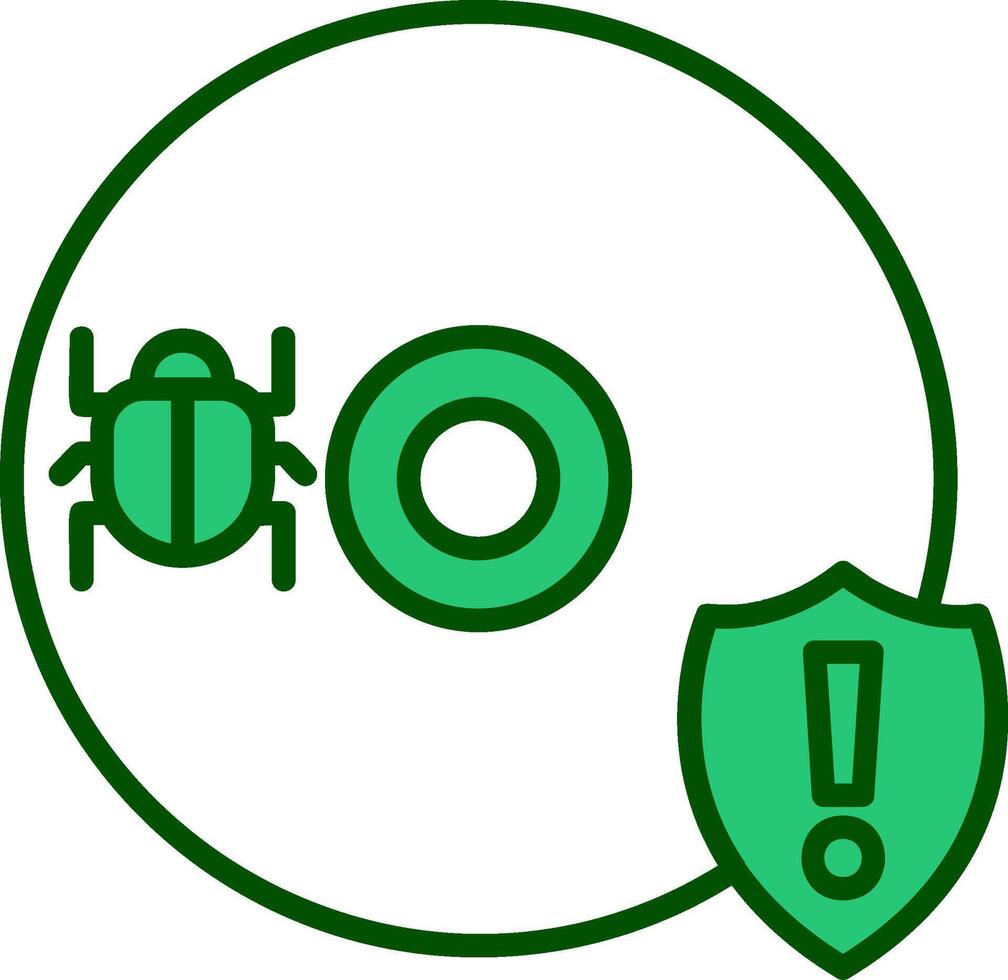 Cd Virus Vector Icon