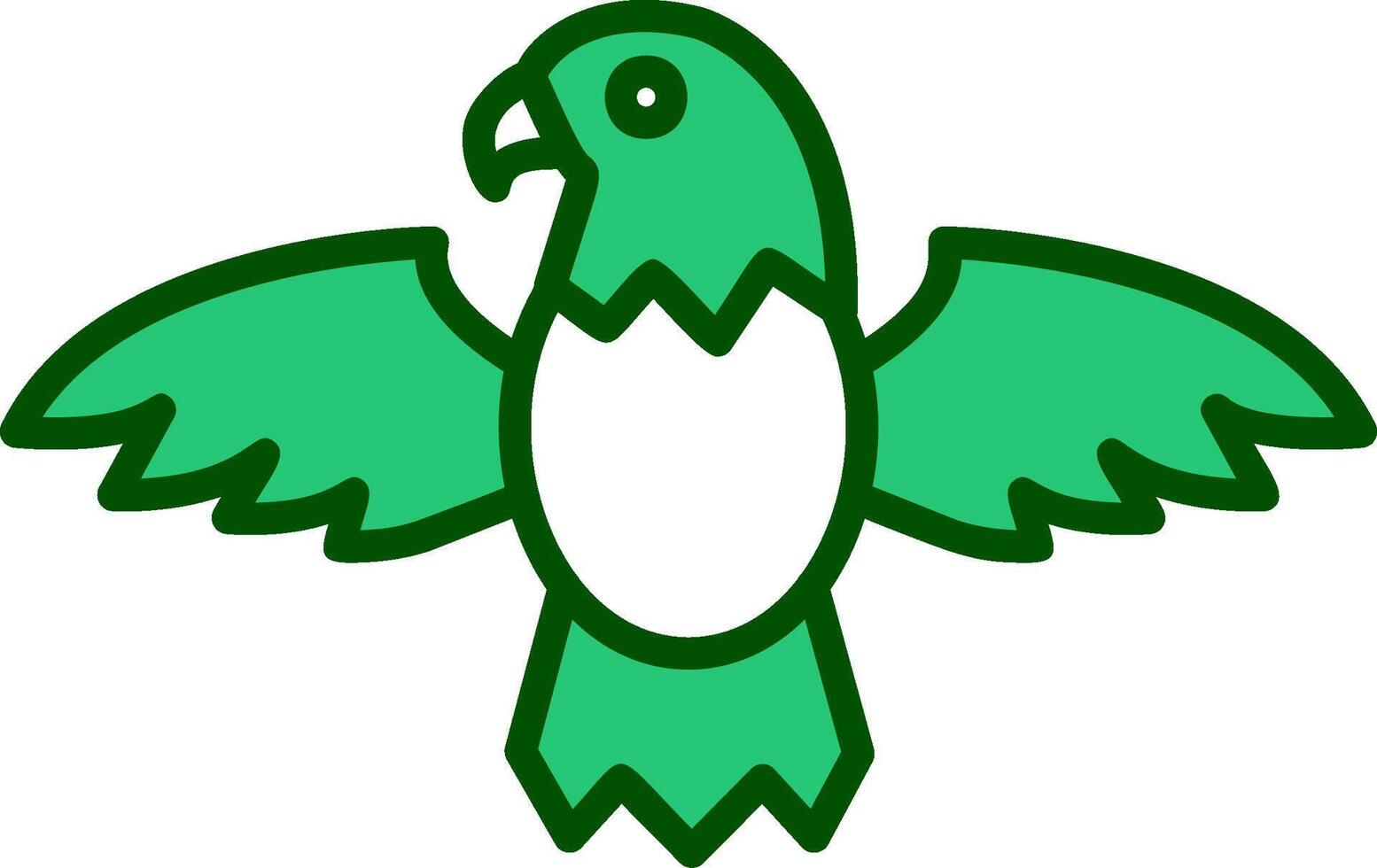 icono de vector de águila