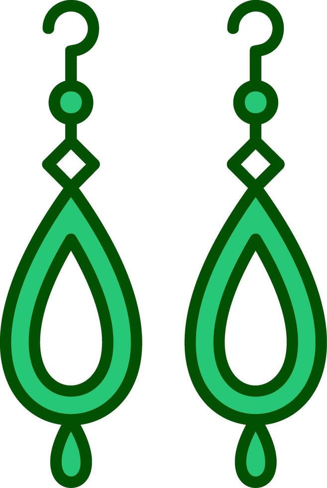 Earrings Vector Icon