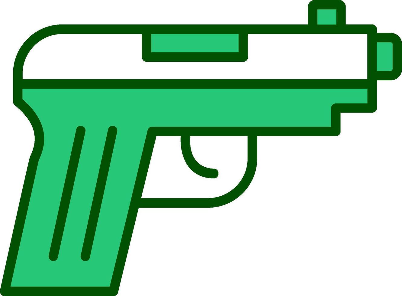 Pistol Gun Vector Icon