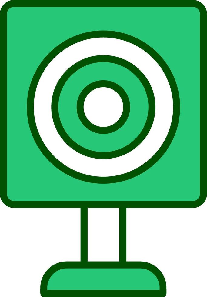 Military Target Vector Icon