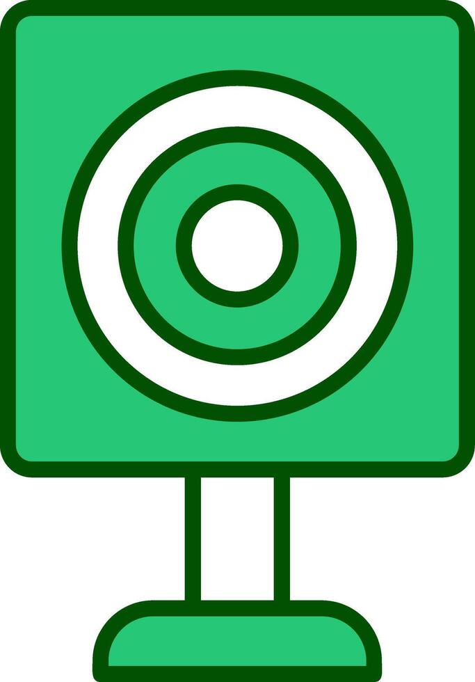 Military Target Vector Icon