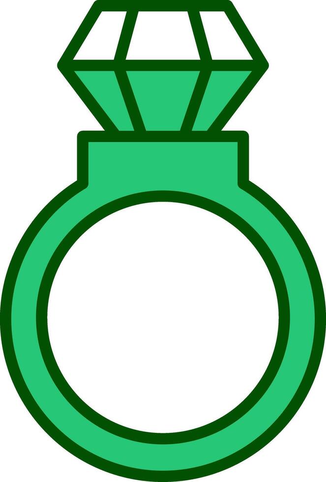 icono de vector de anillo