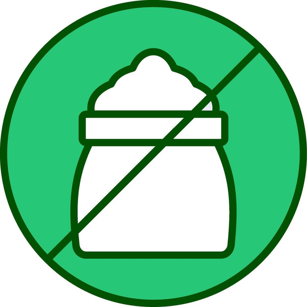 No Sugar Vector Icon