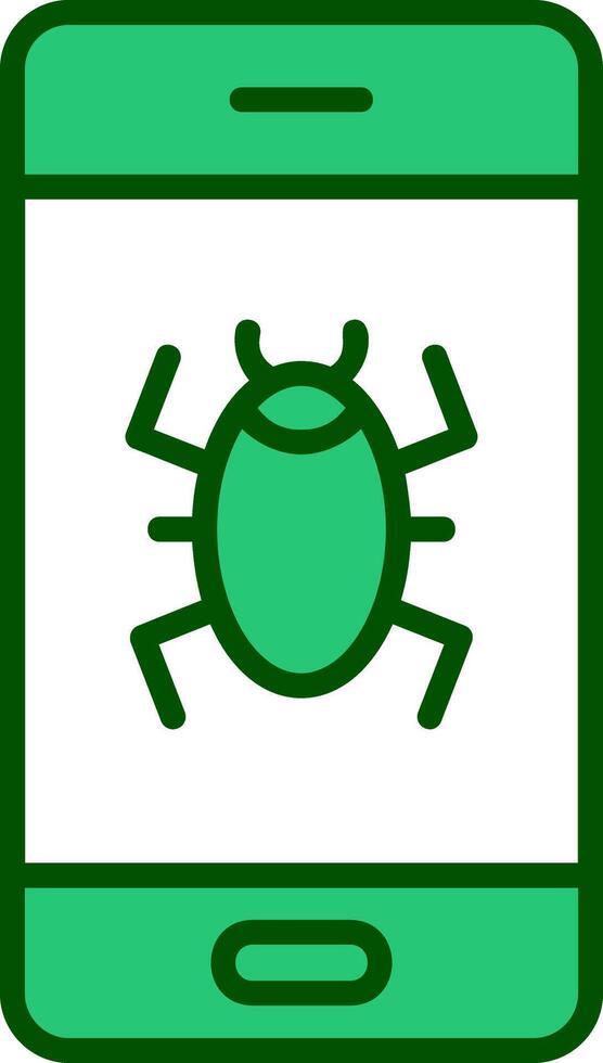 Mobile Virus Vector Icon