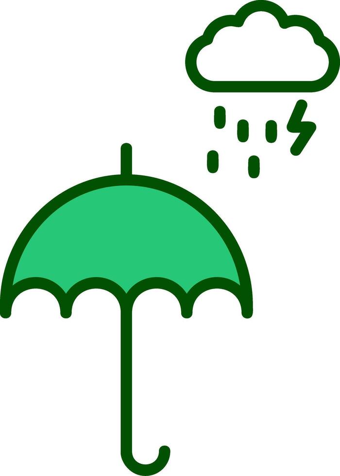 Umbrella Vector Icon