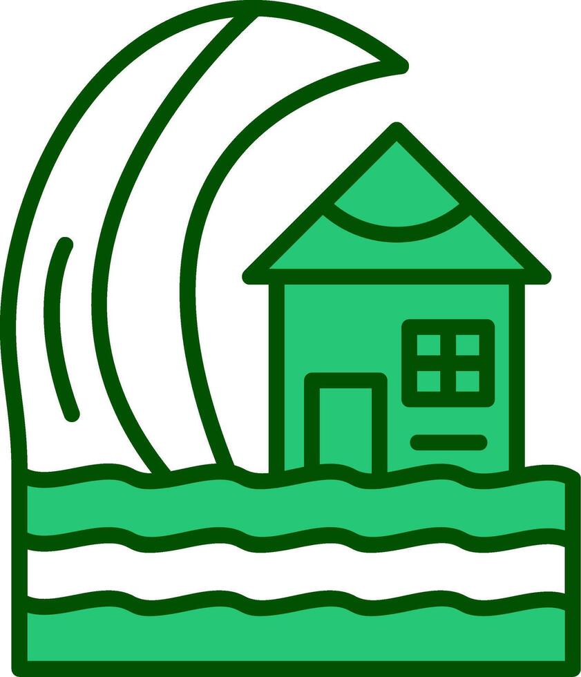 Tsunami Vector Icon